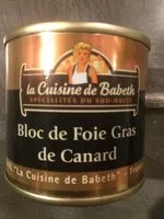 Mängden socker i Bloc de Foie Gras de Canard