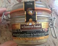 Mängden socker i Foie gras de canard entier du Sud-Ouest aux 3 poivres