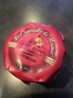 Mängden socker i Confit d’ognons a la framboise