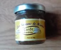 Mängden socker i Confit d'endives