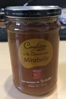 Mängden socker i Confiture extra à la Cassonade Mirabelle