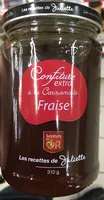 Mängden socker i Confiture extra Fraises à la cassonade