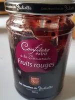 Mängden socker i Confiture extra fruits rouges