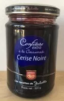 Mängden socker i Confiture a la cassonade cerise noire
