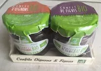 Mängden socker i Confit Bio Oignons et Figues