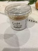 Mängden socker i Confit d'oignons