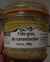 Mängden socker i Foie gras de canard entier