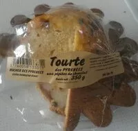 Mängden socker i Tourte aux pépites de chocolat