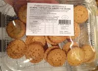Mängden socker i 15 Mini-Tartelettes Sablées Pur Beurre