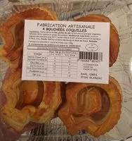 Mängden socker i 4 bouchées coquilles