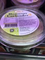 Mängden socker i Houmous Coriandre,