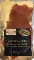 Mängden socker i Mini-tranches de saumon fumé