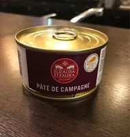 Mängden socker i Pâté de campagne