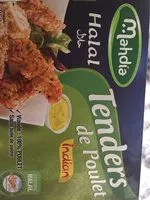 Mängden socker i Tenders poulet Indian