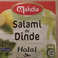 Mängden socker i Salami de dinde halal
