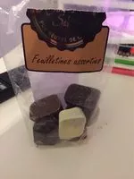 Mängden socker i Feuilletines assorties