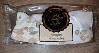 Mängden socker i Nougat amandes