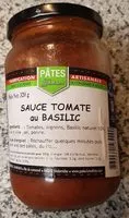 Mängden socker i Sauce tomate au basilic