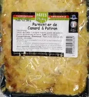 Mängden socker i Parmentier de Canard & Potiron