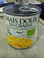 Mängden socker i Maïs doux en grains