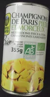 Mängden socker i Champigons de Paris pieds et morceaux