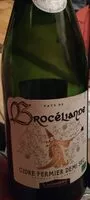Mängden socker i Cidre fermier demi sec du pays de Brocéliande