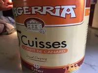 Mängden socker i Confit de canard