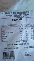 Mängden socker i Gnocchis des grands goulets