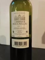 Mängden socker i Le Bordeaux de Maucaillou 2011