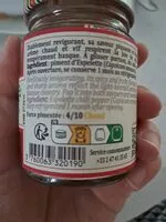 Mängden socker i Piment D'espelette - Espelette Basque Red Pepper - 40g (1.4 Oz)