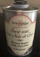 Mängden socker i Sucre roux à La Noix De Coco