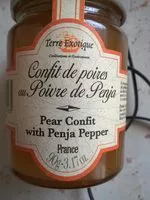 Confit de Poires au Poivre de Penja