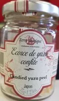 Mängden socker i Écorce de yuzu confite
