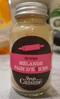 Mängden socker i Mélange Pain d'épices