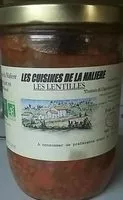 Mängden socker i Les lentilles