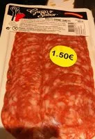 Mängden socker i Rosette serrano tranchee