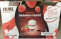 Mängden socker i Tiramisu fraise