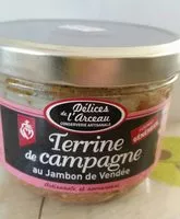 Mängden socker i Terrine de campagne au jambon de Vendée