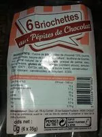 Mängden socker i Briochette