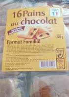 Mängden socker i 16 pains au chocolat