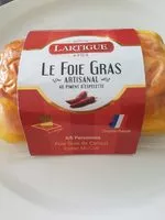 Mängden socker i Foie gras de canard au piment