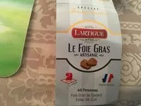 Mängden socker i Foie gras entier de canard