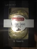 Mängden socker i Foie gras artisanal au poivre noir