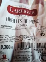 Mängden socker i Oreilles de porc