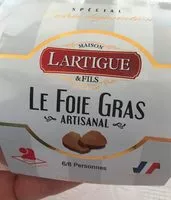 Mängden socker i Foie Gras artisanal