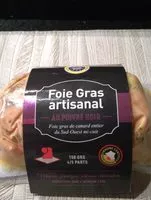 Mängden socker i Foie gras artisanal