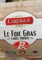 Mängden socker i Foie gras mi cuit label rouge