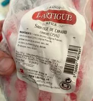 Mängden socker i Saucisse de canard