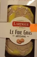 Mängden socker i Foie gras artisanal
