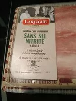 Mängden socker i jambon cuit supérieur